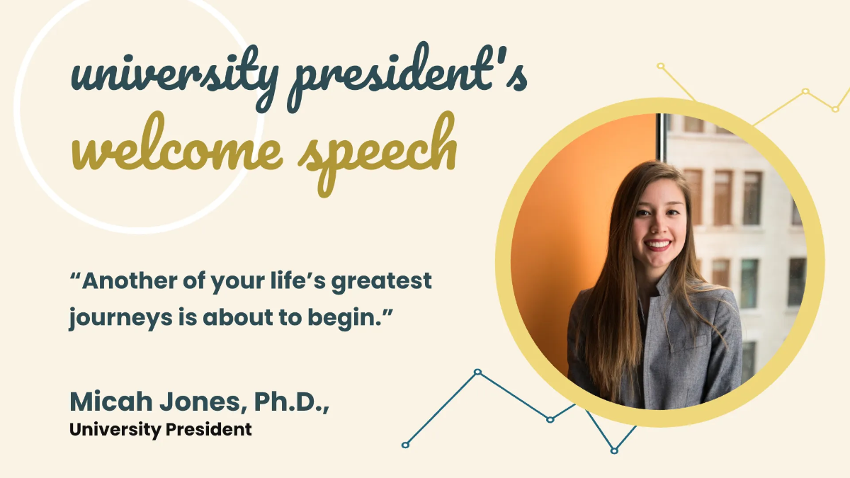 Free Graduation Party Digital Annuary Presentation Template to Edit Online