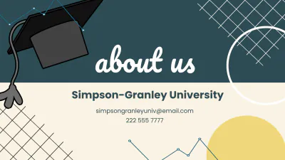 Free Graduation Party Digital Annuary Presentation Template to Edit Online