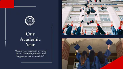 Free College Graduation Party Presentation Template to Edit Online