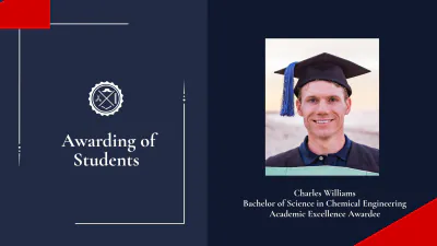 Free College Graduation Party Presentation Template to Edit Online