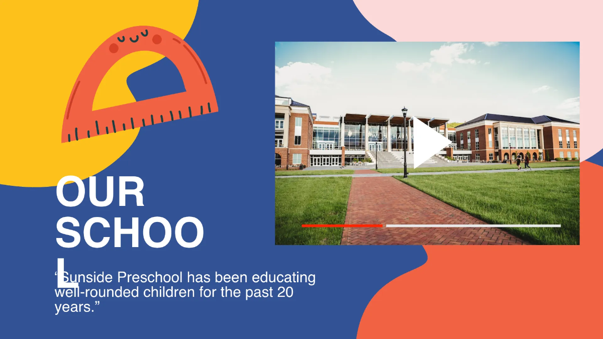 Free Pre-K Graduation Party Presentation Template to Edit Online