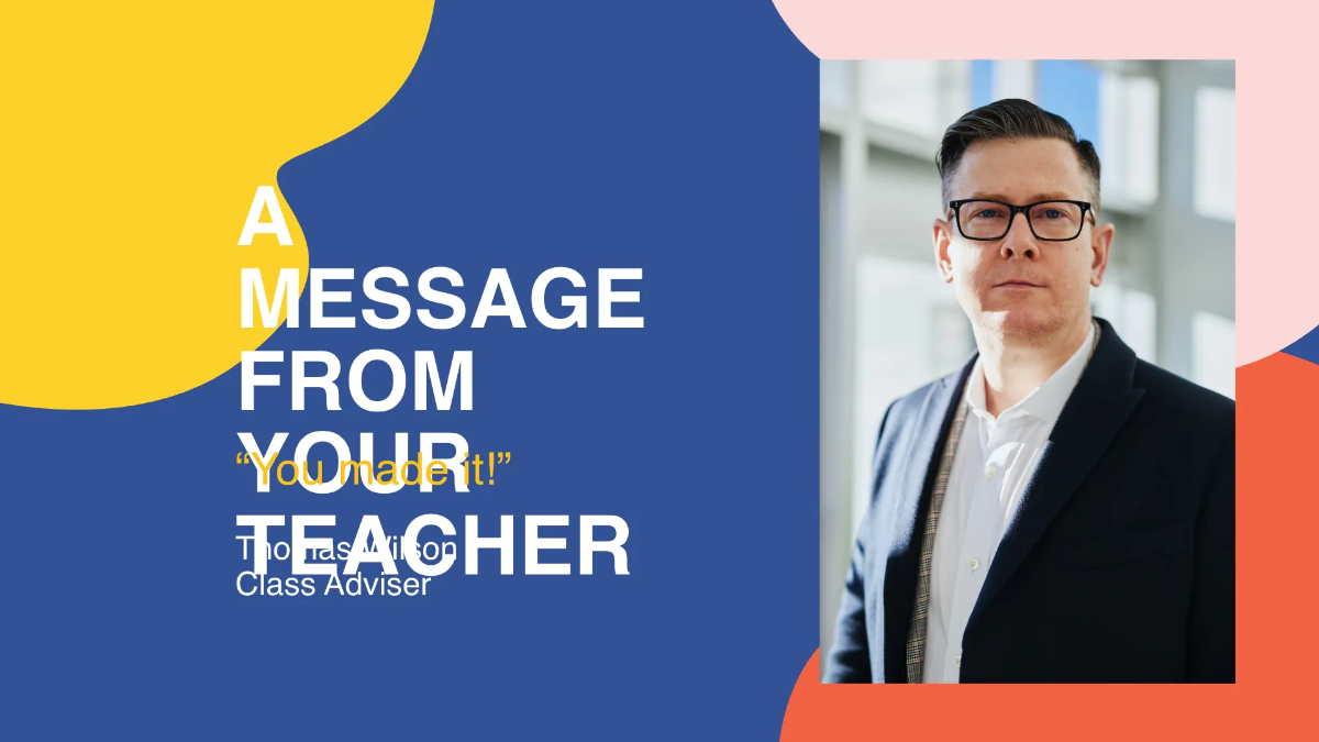 Free Pre-K Graduation Party Presentation Template to Edit Online