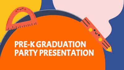 Free Pre-K Graduation Party Presentation Template to Edit Online