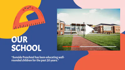 Free Pre-K Graduation Party Presentation Template to Edit Online