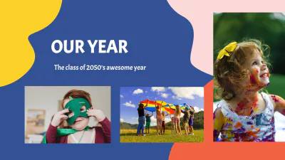 Free Pre-K Graduation Party Presentation Template to Edit Online