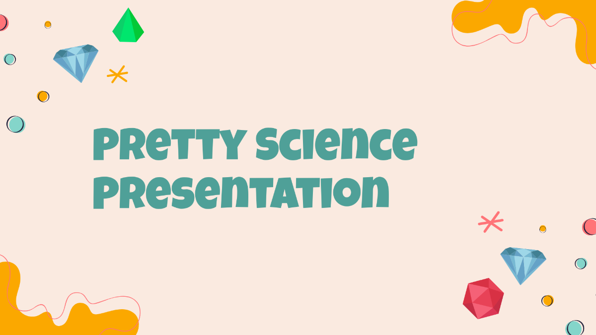 Pretty Science Presentation Template