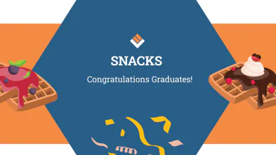 Free Elementary Graduation Party Presentation Template to Edit Online