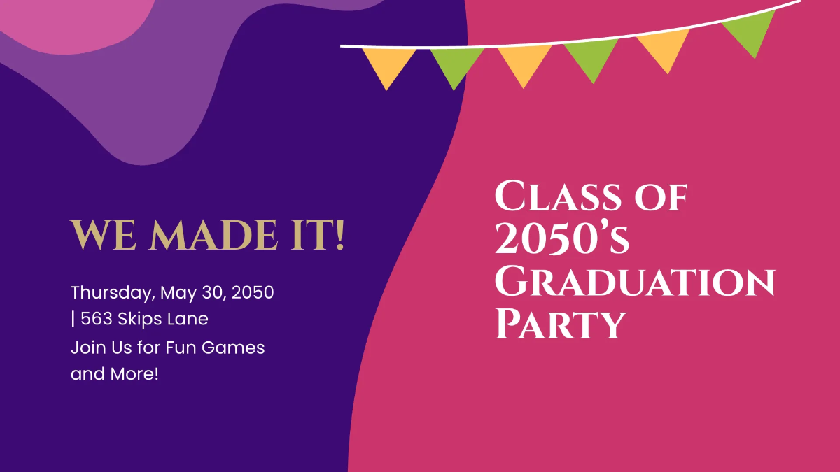 Free Graduation Invitations for Pre-K Presentation Template to Edit Online