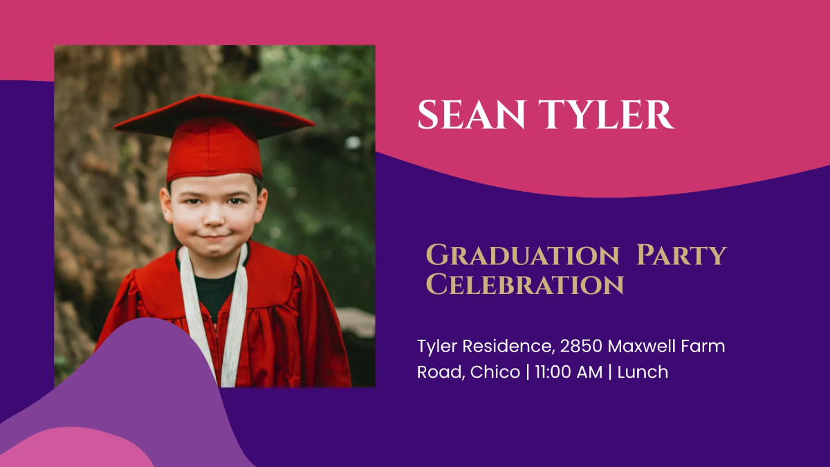 Free Graduation Invitations for Pre-K Presentation Template to Edit Online