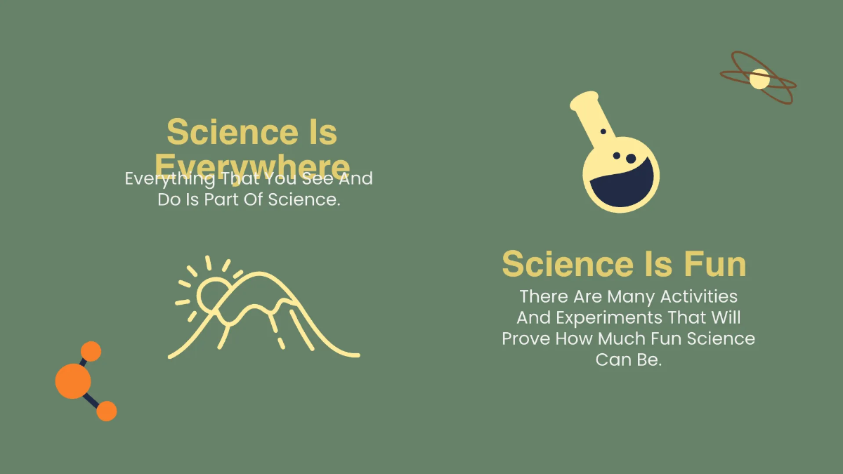 Free Fun Science Presentation Template to Edit Online