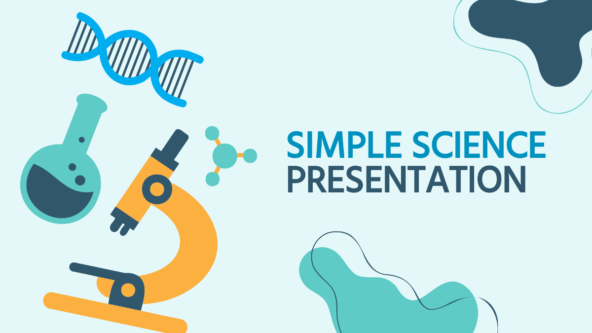 Simple Science Presentation Template