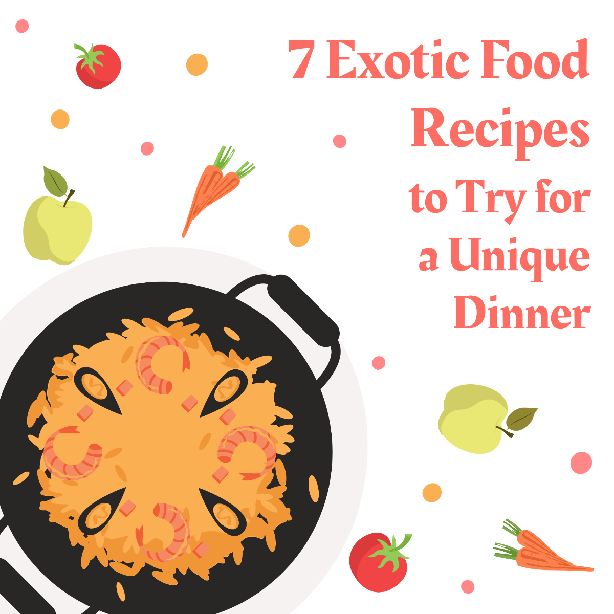 Food Recipe Blog Graphic Template
