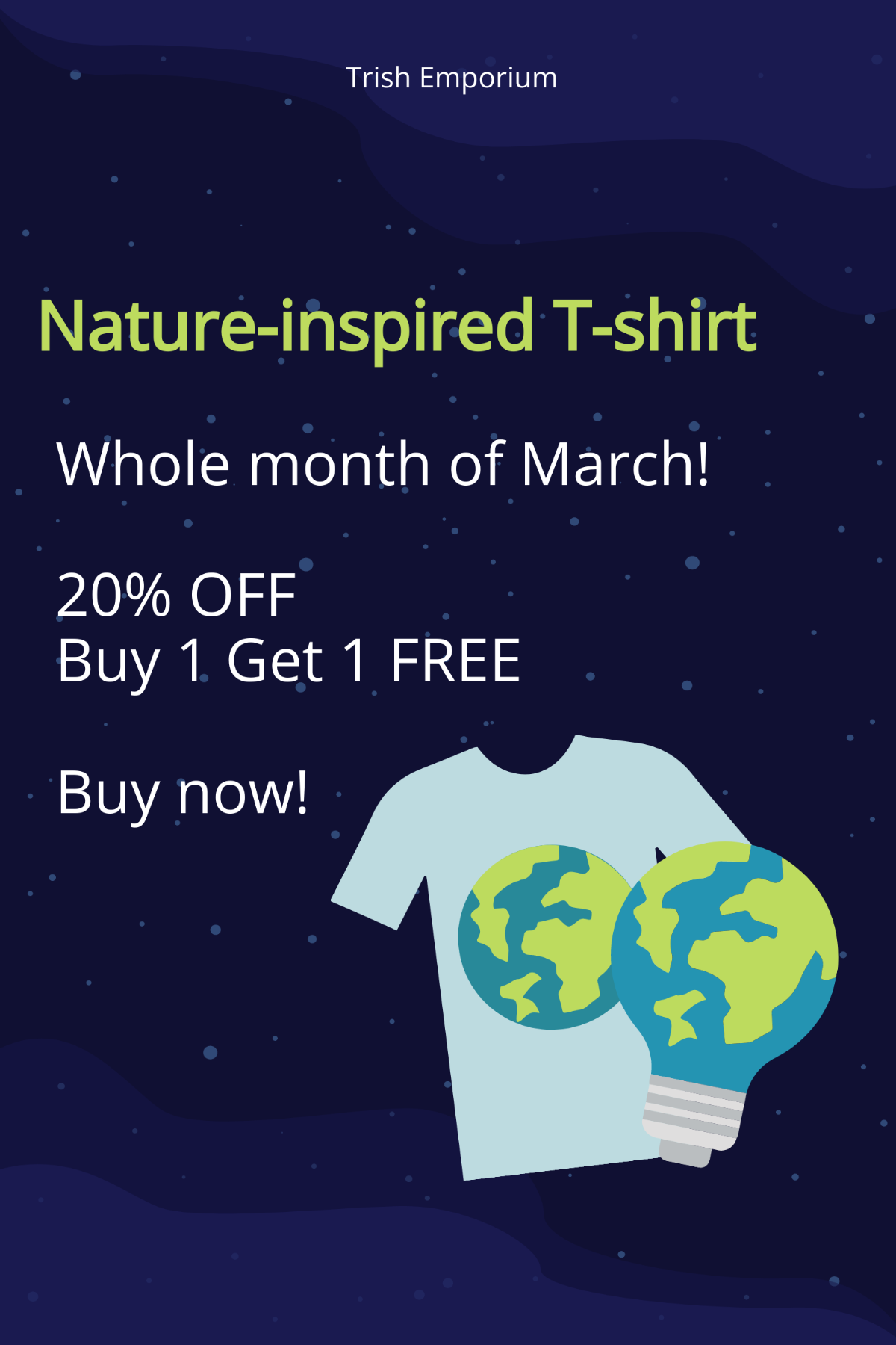 Happy Earth Hour Flyer Template