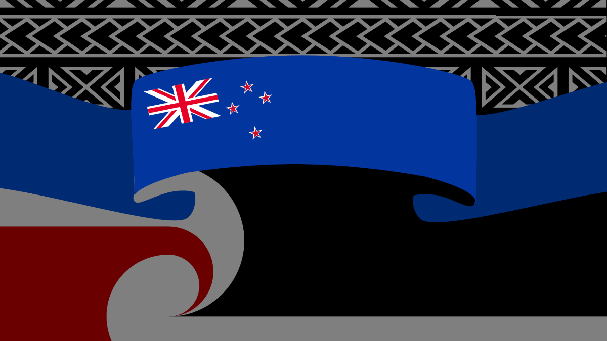Waitangi Day Banner Background Template