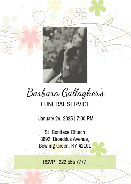Free Funeral Card Templates, 126+ Download PSD, Illustrator, Word ...