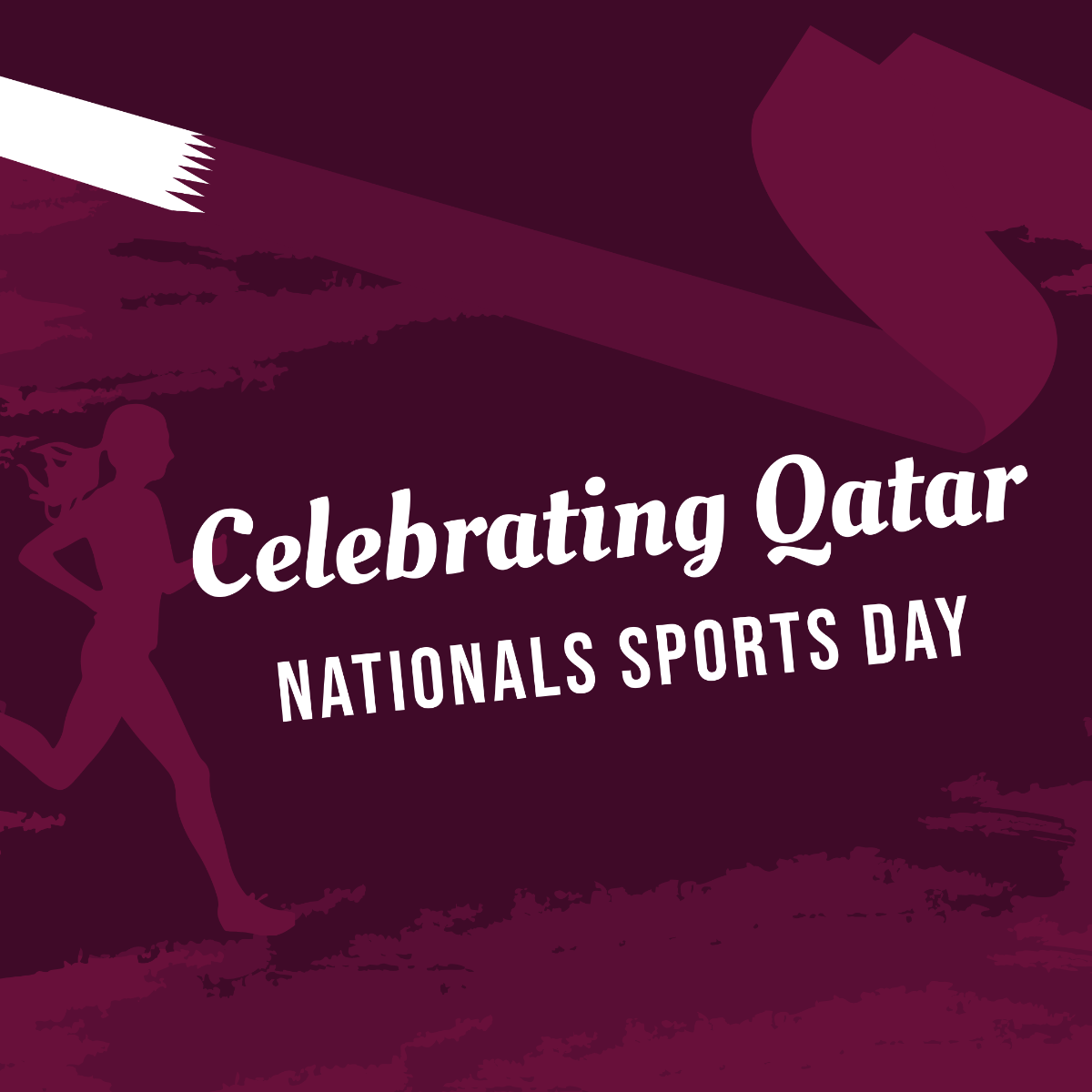 Qatar National Sports Day Instagram Post Template