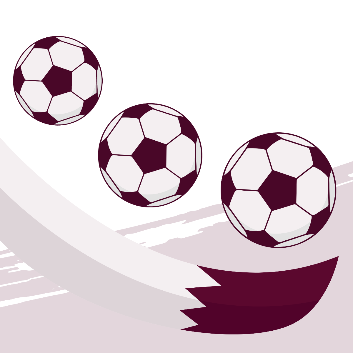 Qatar National Sports Day Celebration Vector Template