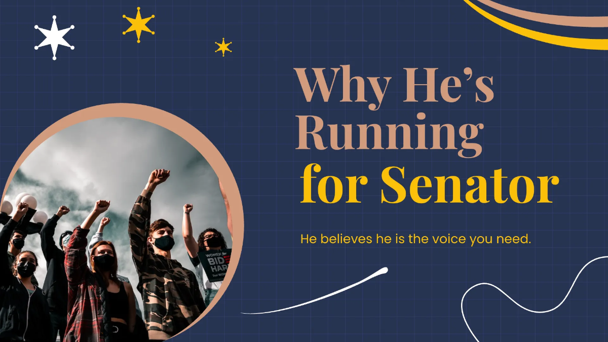 Free Political Campaign Presentation Template to Edit Online