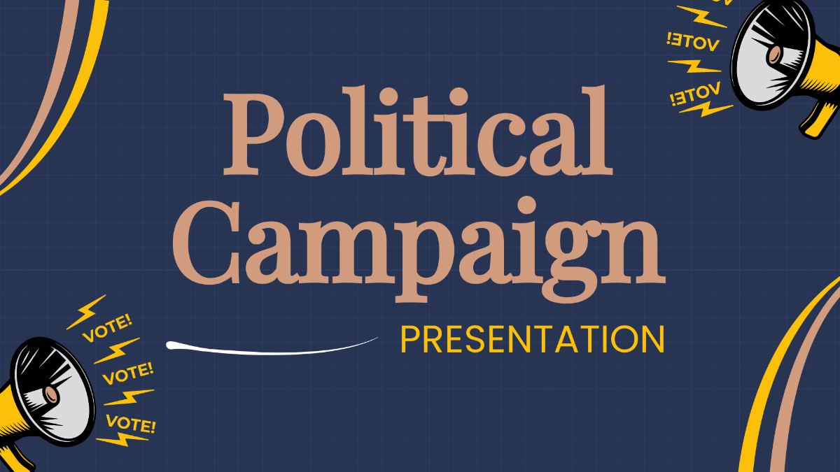 Political Campaign Presentation Template