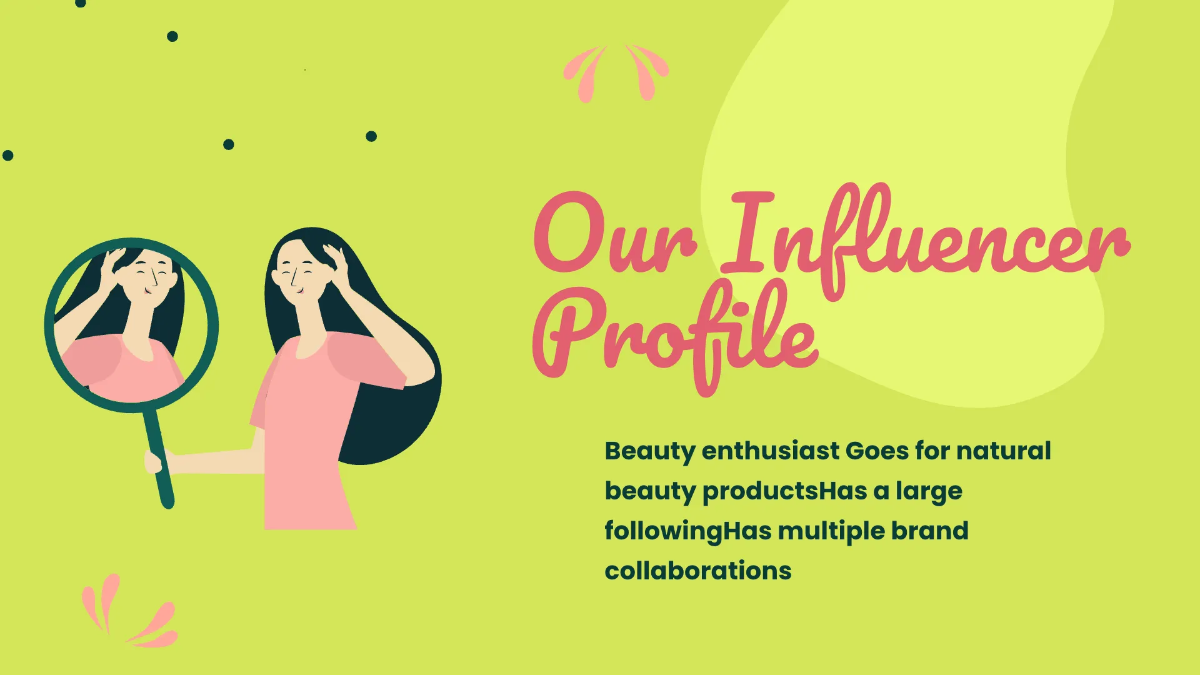 Free Strategy With Influencers Campaign Presentation Template to Edit Online