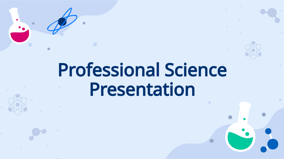 Professional Science Presentation Template