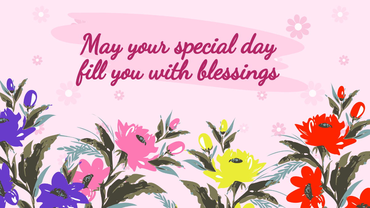 Mother's Day Wishes Background Template