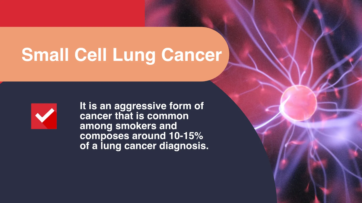 Free Lung Cancer Awareness Campaign Presentation Template to Edit Online