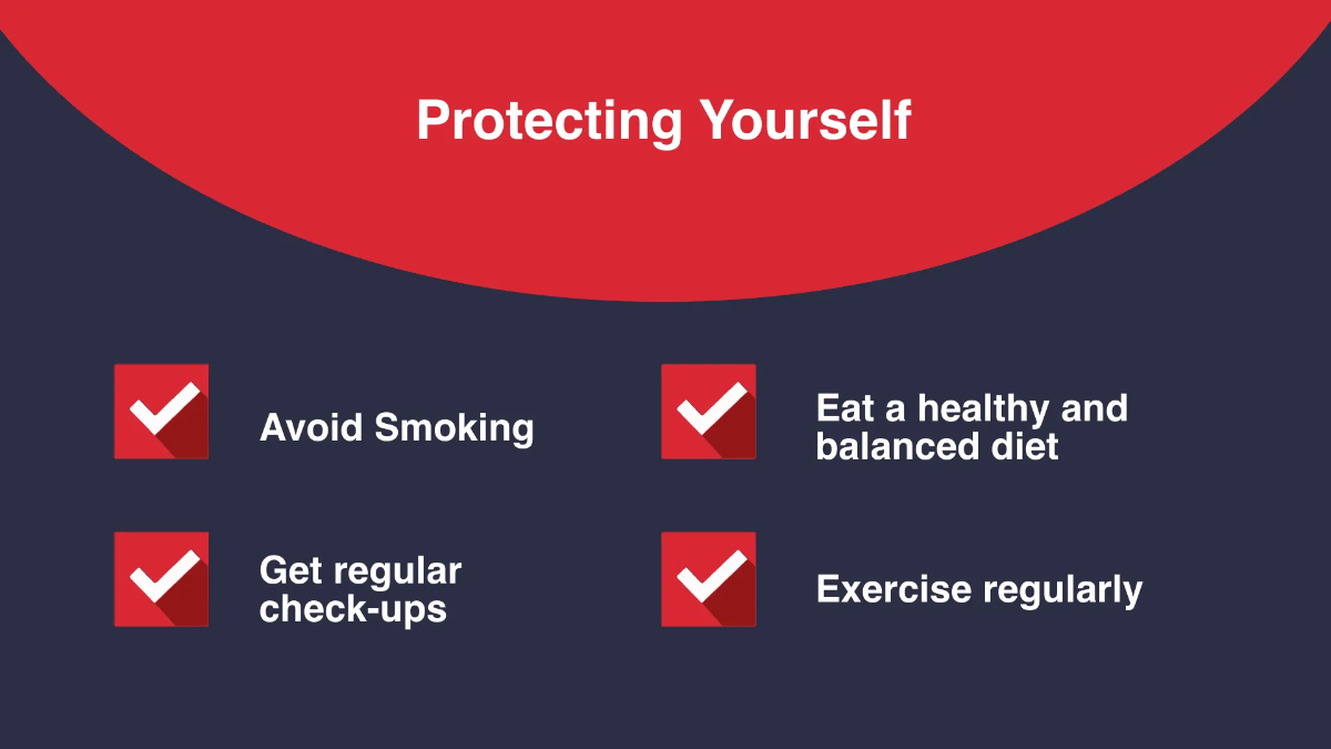 Free Lung Cancer Awareness Campaign Presentation Template to Edit Online