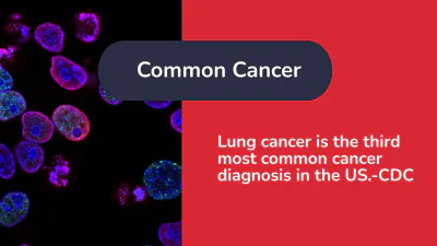 Free Lung Cancer Awareness Campaign Presentation Template to Edit Online