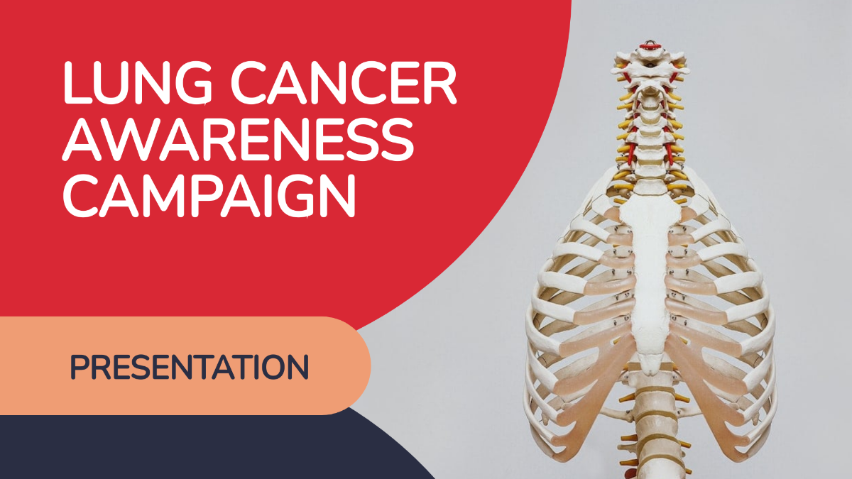 Lung Cancer Awareness Campaign Presentation Template