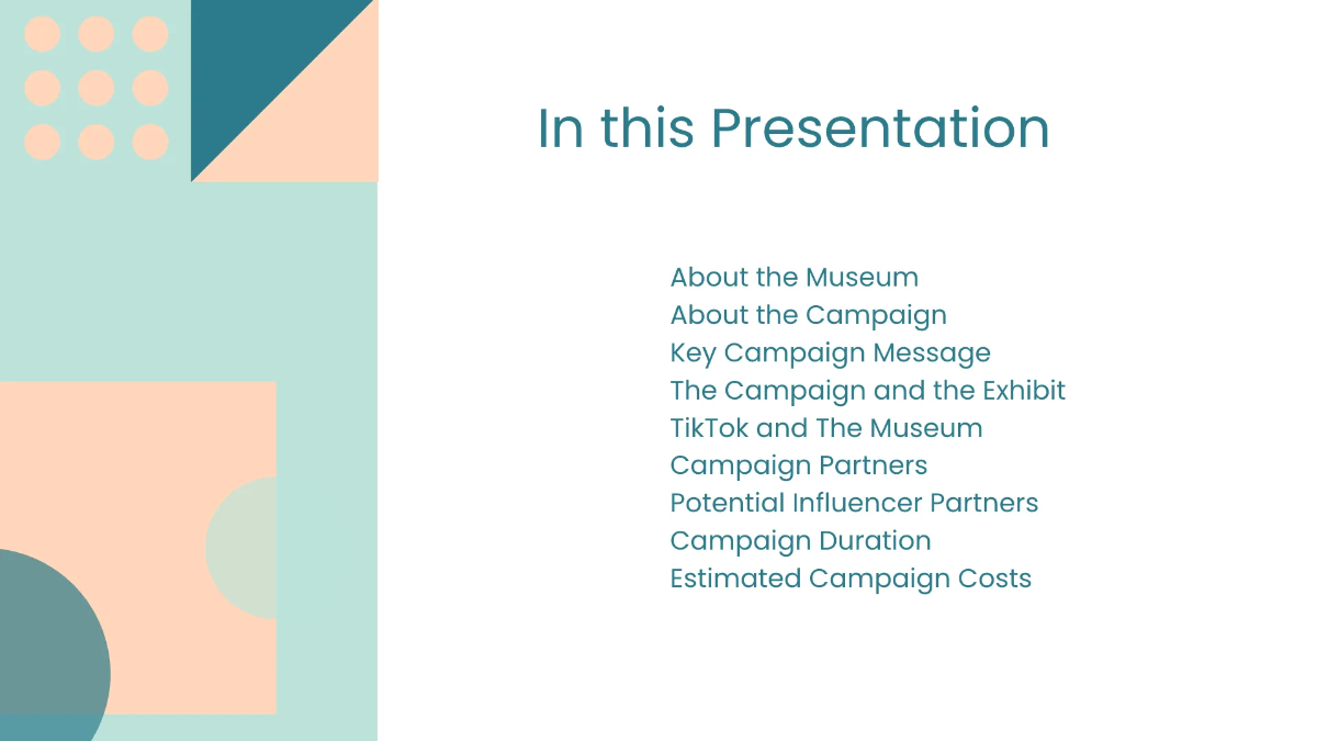 Free Art Exhibition Campaign Presentation Template to Edit Online