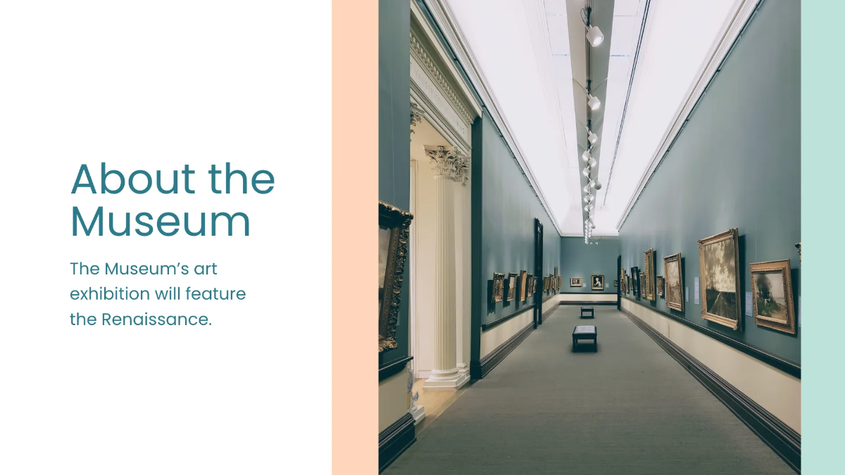 Free Art Exhibition Campaign Presentation Template to Edit Online