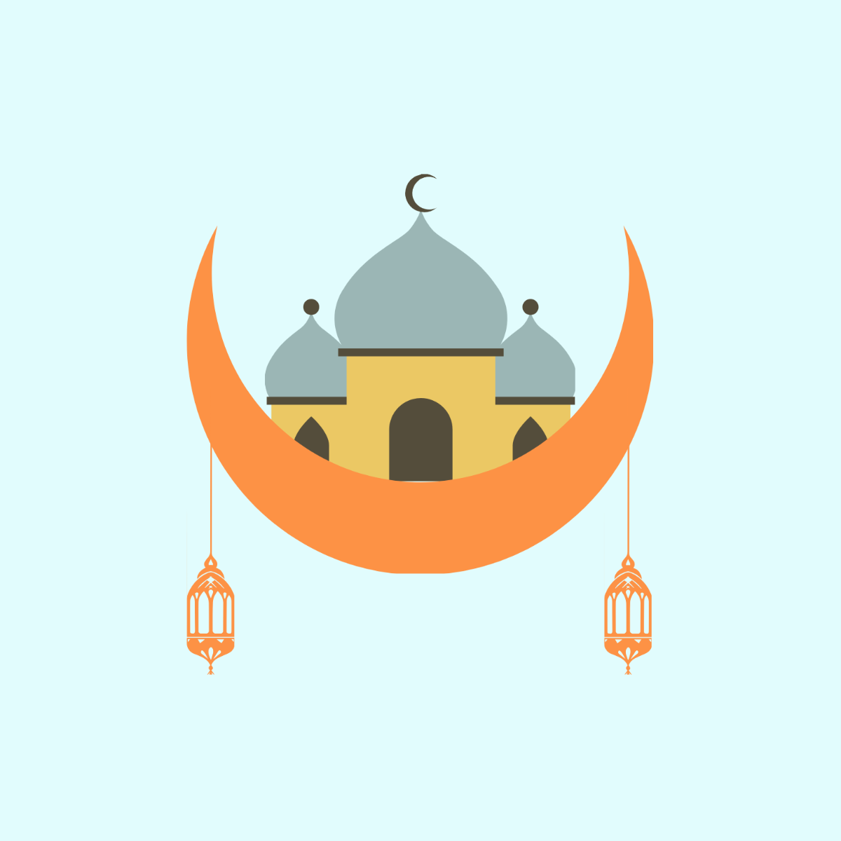 Free Eid al-Fitr Design Clipart Template