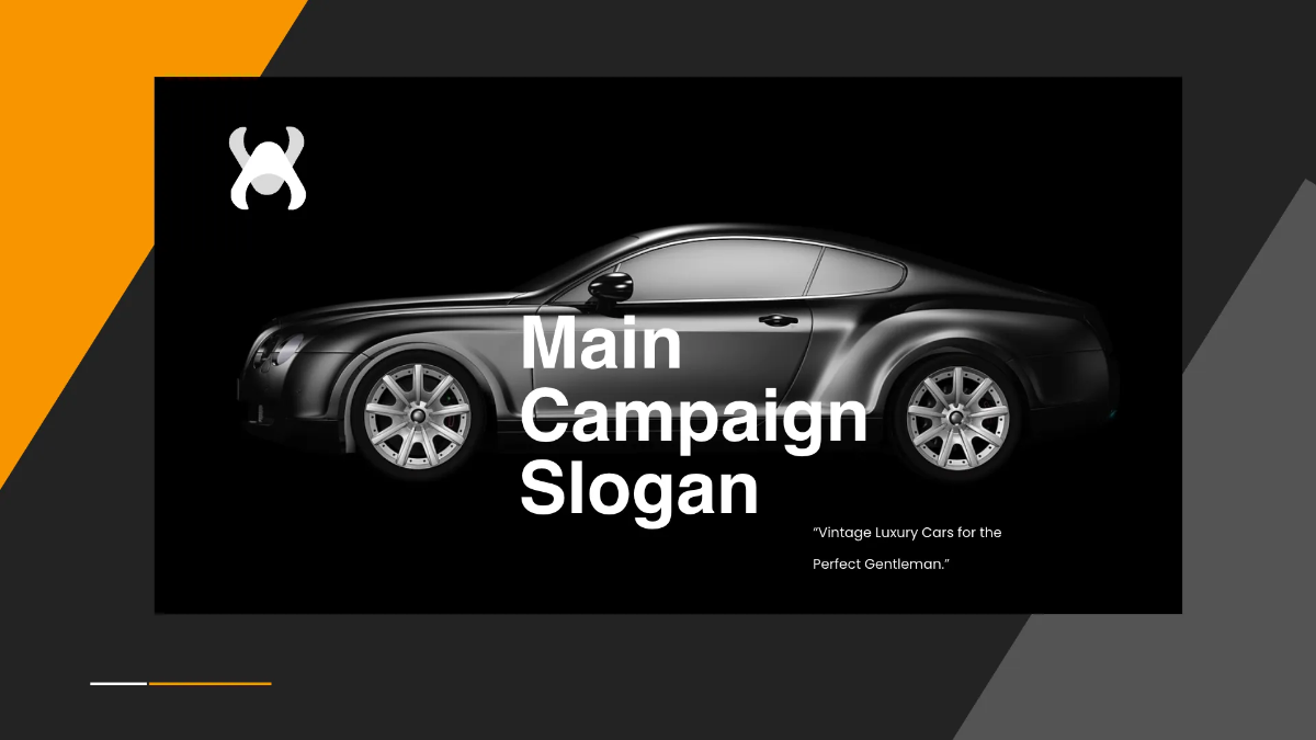 Free Luxury Cars Brand Campaign Presentation Template to Edit Online
