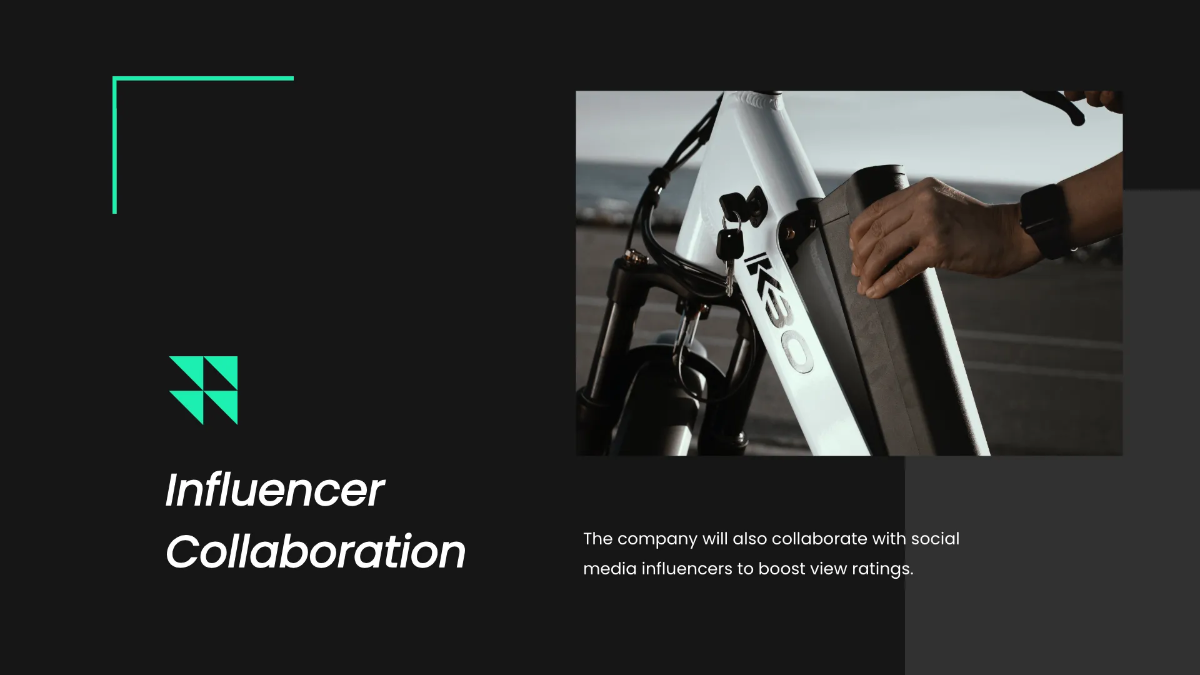 Free Electric Bike Campaign Presentation Template to Edit Online