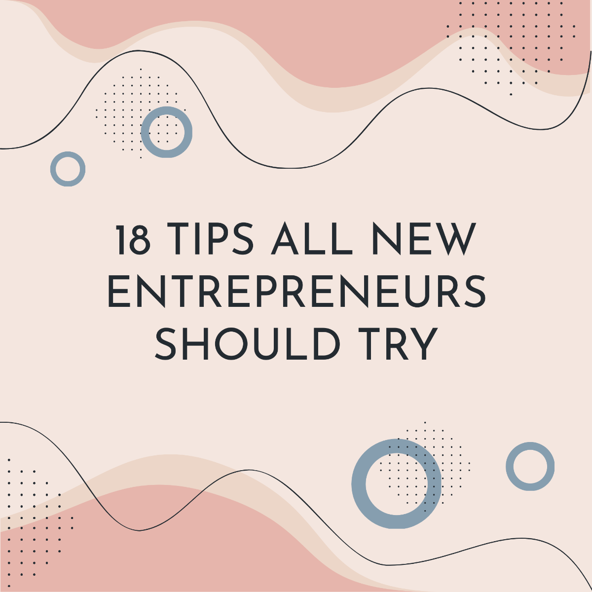 Entrepreneur Tips Blog Graphic Template