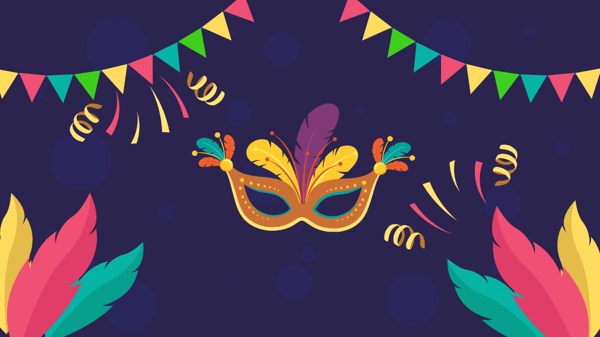 High Resolution Purim Background Template