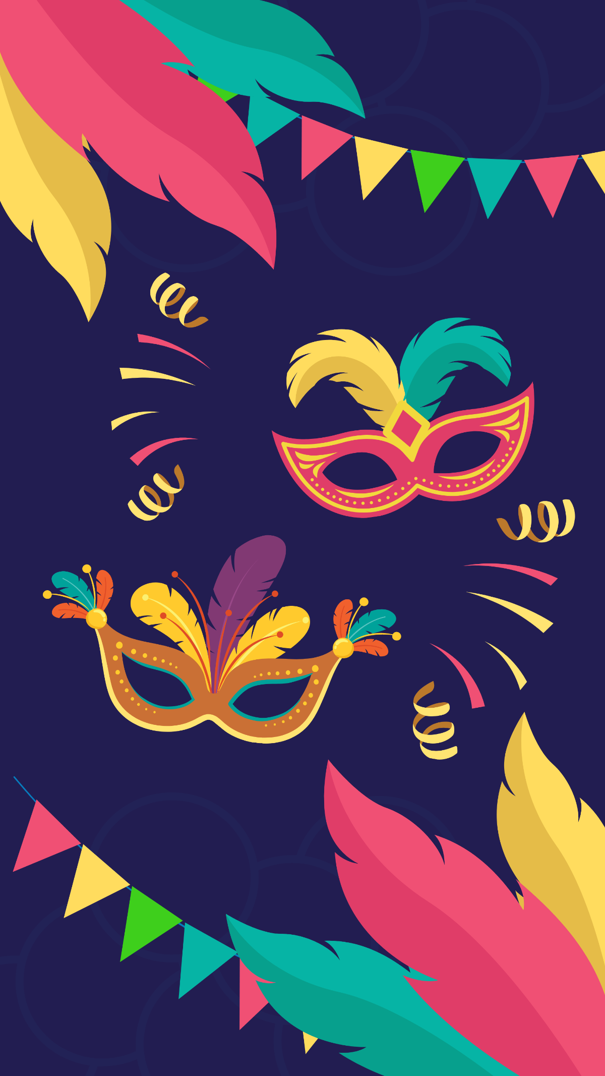 Free Purim iPhone Background Template