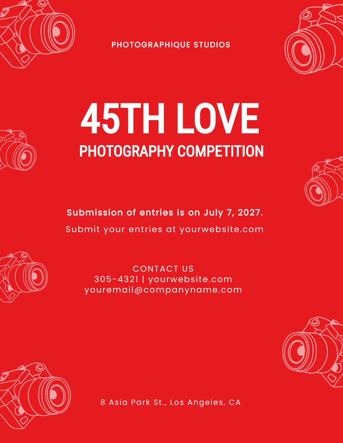 Photography Competition Flyer Template