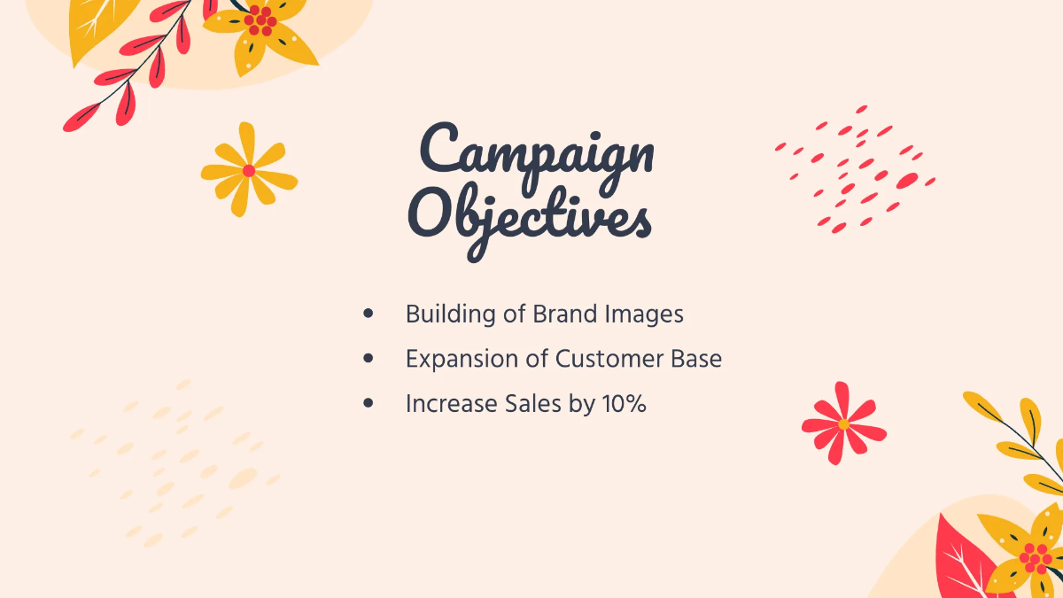 Free Spring Farewell Campaign Presentation Template to Edit Online