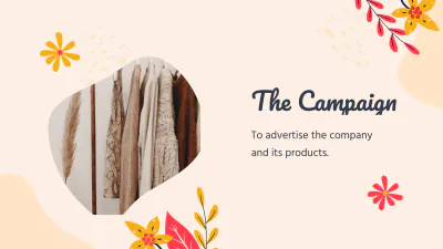 Free Spring Farewell Campaign Presentation Template to Edit Online