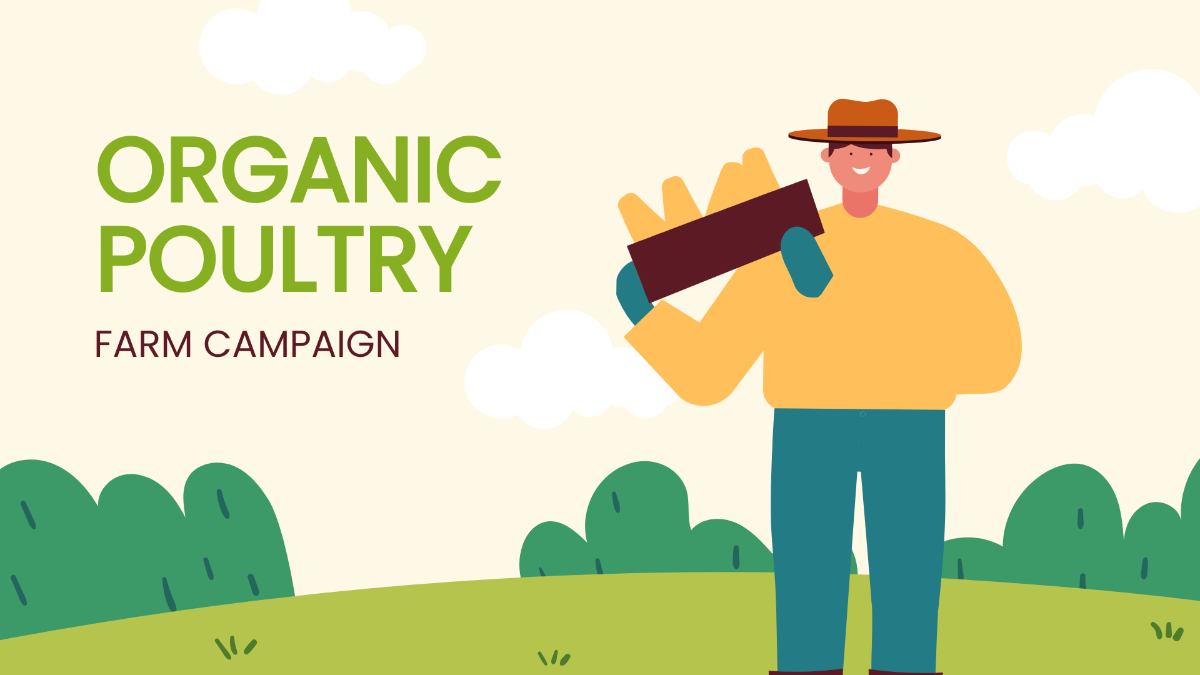 Organic Poultry Farm Campaign Presentation Template