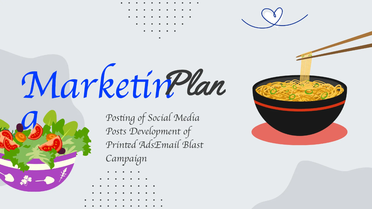 Free Restaurant Campaign Presentation Template to Edit Online