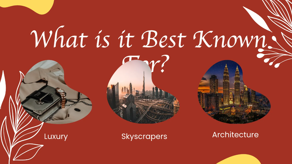 Free Tourism In Dubai Campaign Presentation Template to Edit Online