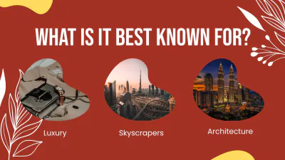 Free Tourism In Dubai Campaign Presentation Template to Edit Online