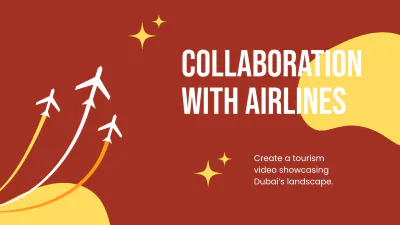 Free Tourism In Dubai Campaign Presentation Template to Edit Online