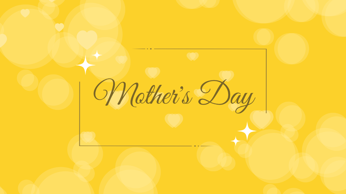 Mother's Day Blur Background Template