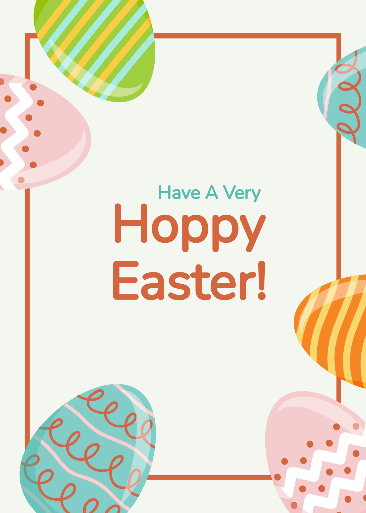 Free Easter Card Template