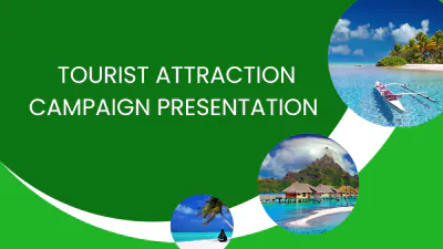 Free Tourist Attraction Campaign Presentation Template to Edit Online