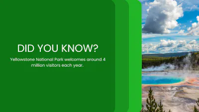 Free Tourist Attraction Campaign Presentation Template to Edit Online